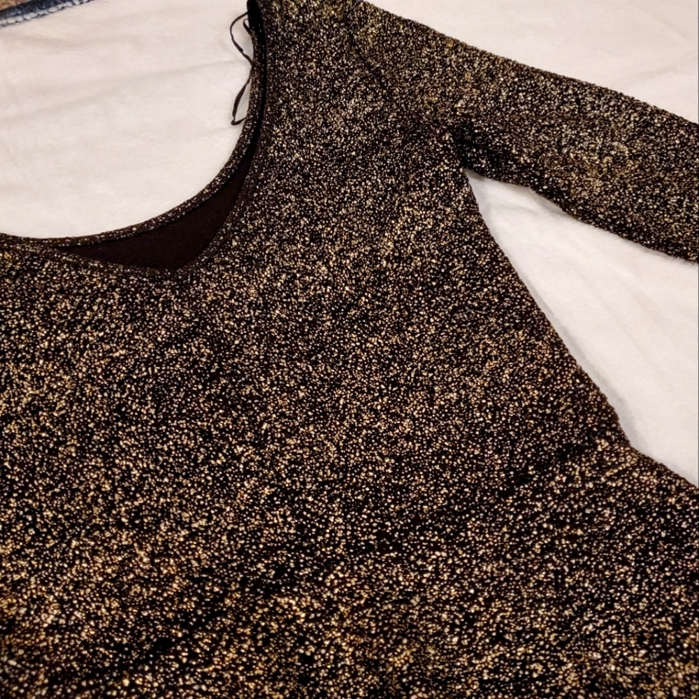 Flecks of Gold Dress